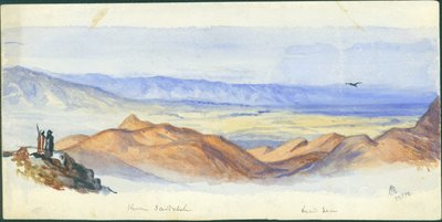 Karn Sartabeh, Jordan Valley, 1872 by Claude Conder